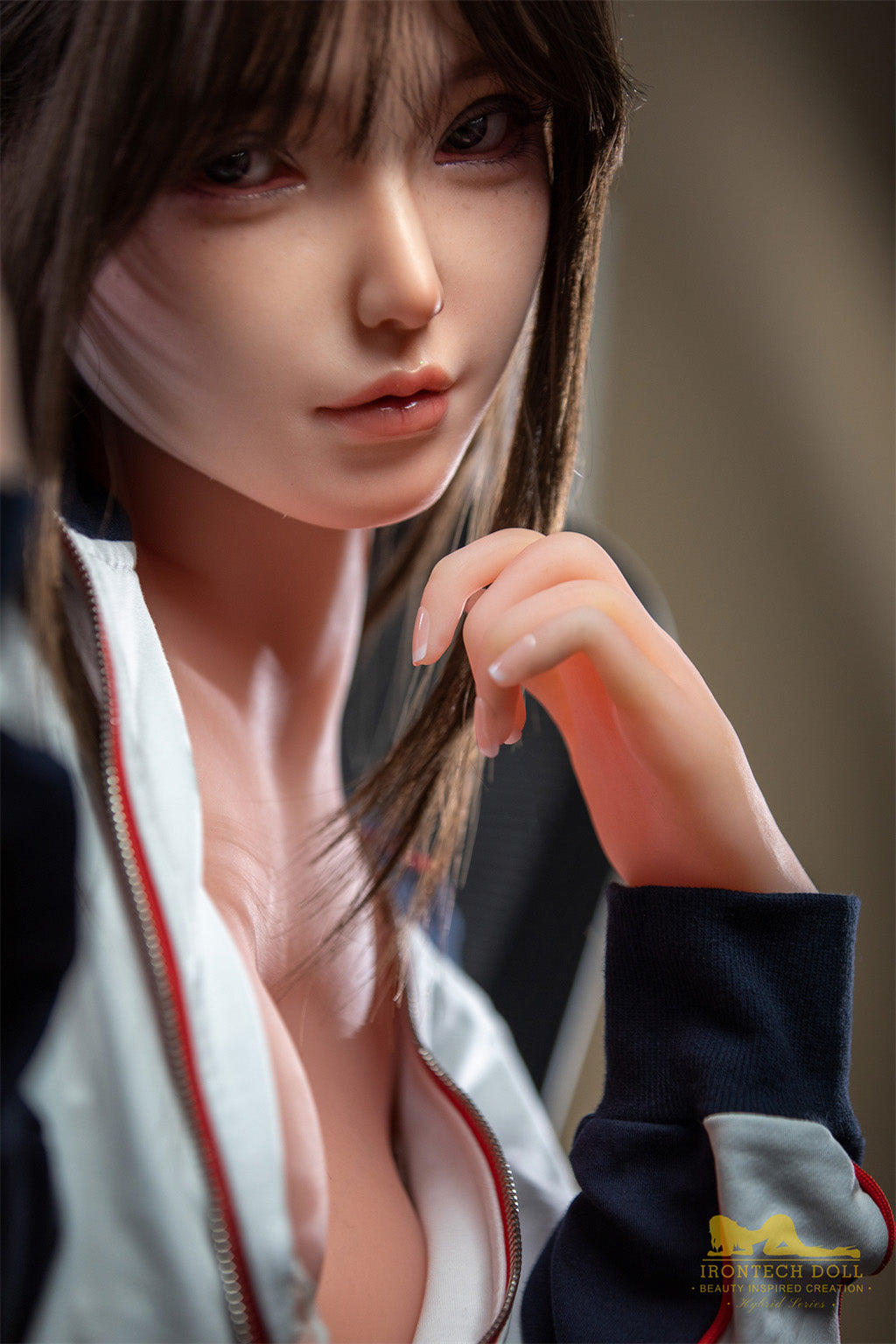 Ada-154cm(5'05'')D-cup Silicone Head TPE Body Sex Doll Natural -Irontech Doll