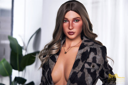 Lucy-168cm(5'51")C-cup Full Silicone Silver Hair Slim Waist High-heel Sex Doll  Natural - Irontech Doll