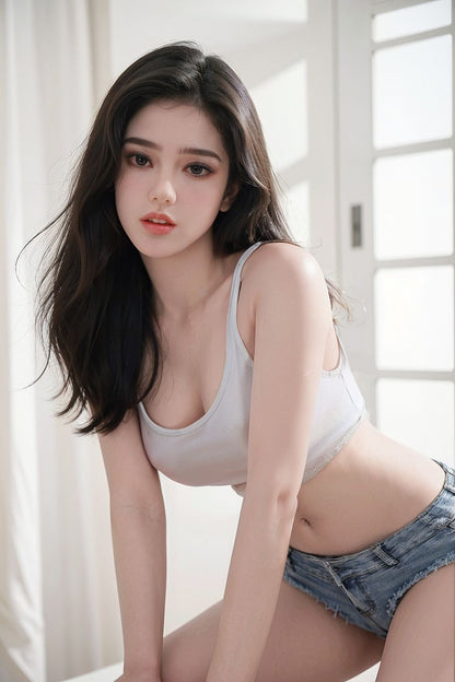 Elodie - 148cm Premium TPE Realistic Sex Doll - SY Doll（US In stock）