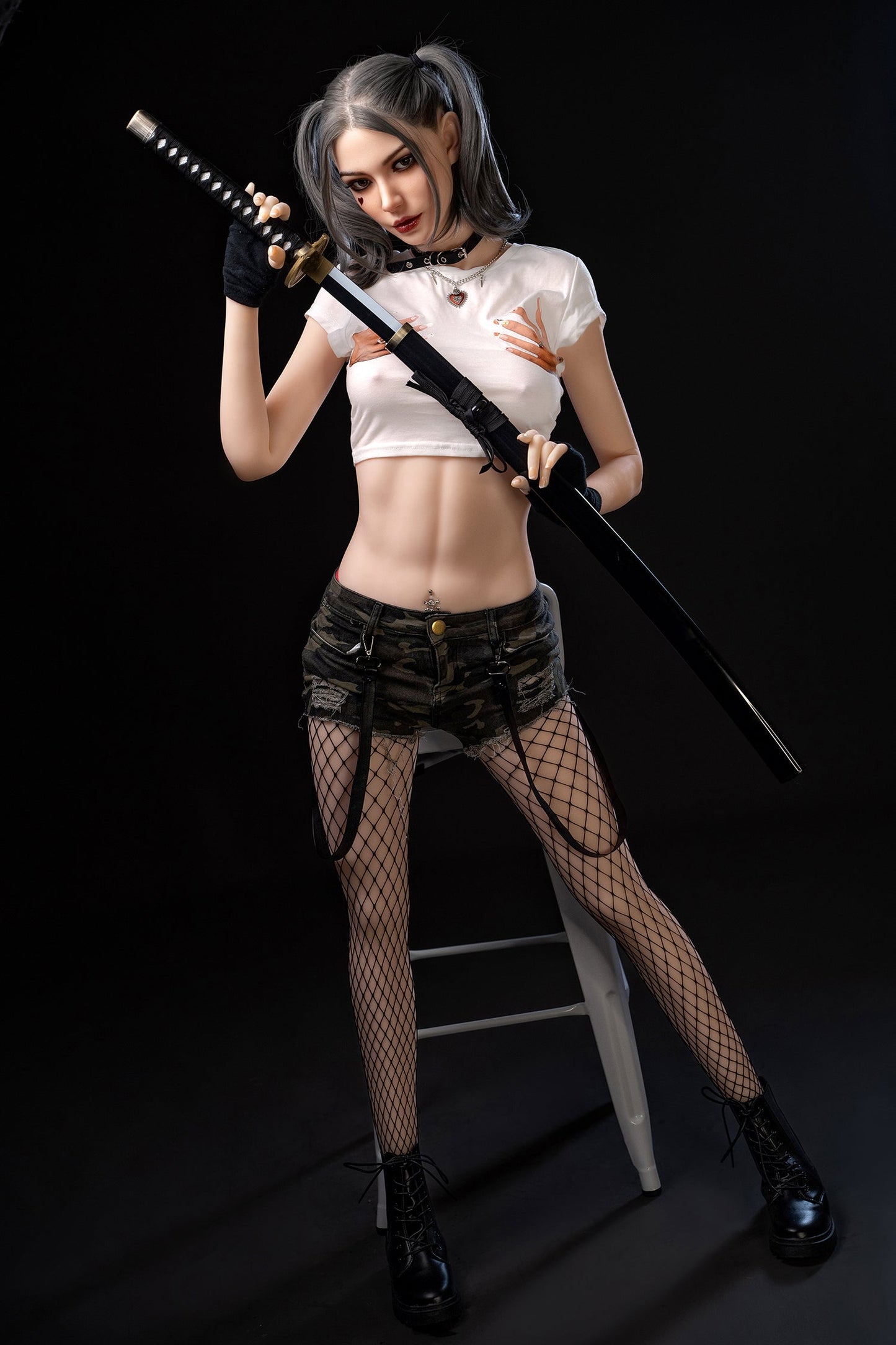 Amanda - 173cm C-Cup Silicone Head TPE Sex Doll with ROS Oral - SY Doll (US In Stock)