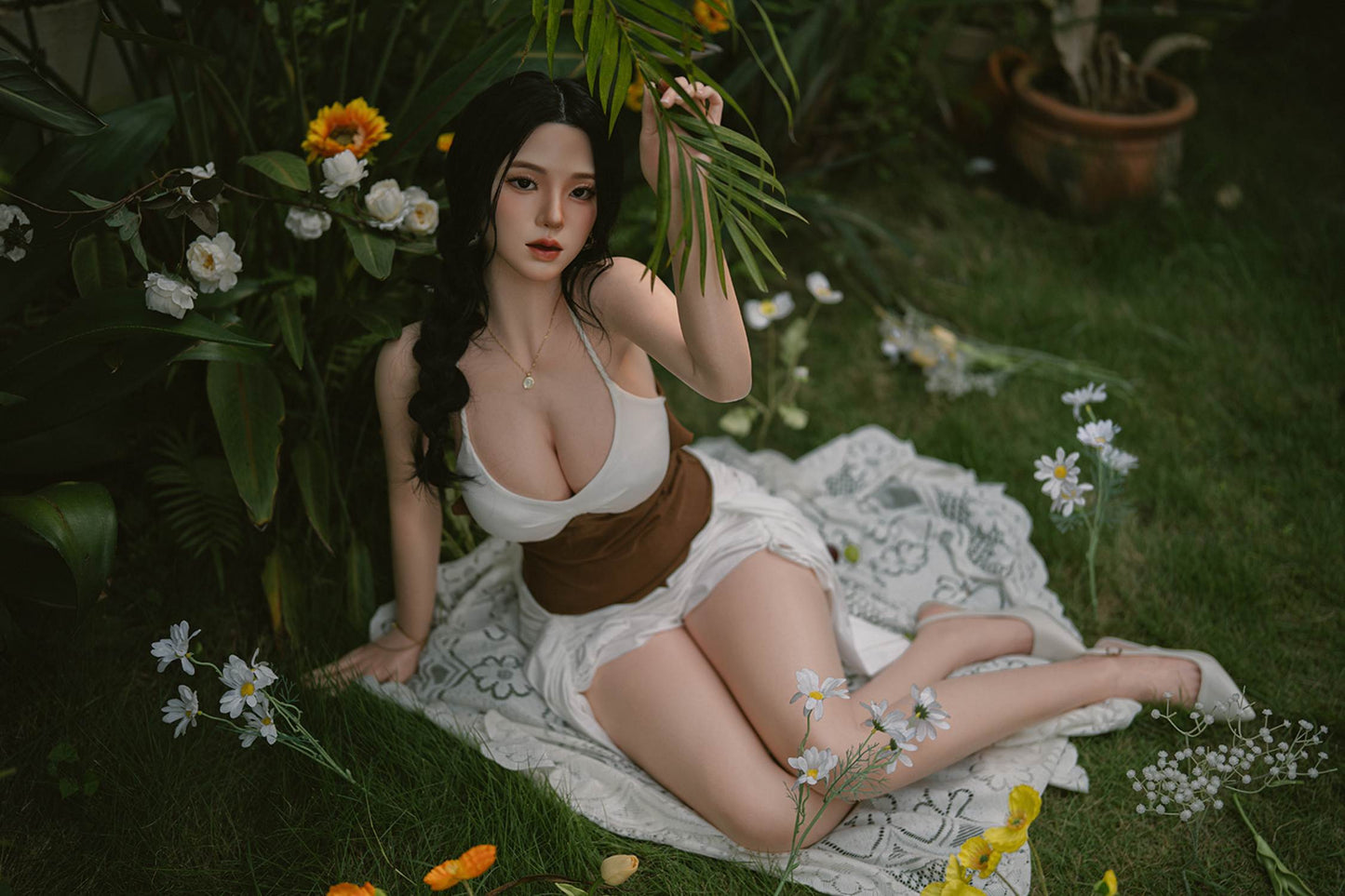 Katie - 164cm/5'38" D cup Full Silicone Sex Doll (Movable Jaw)- SY Doll
