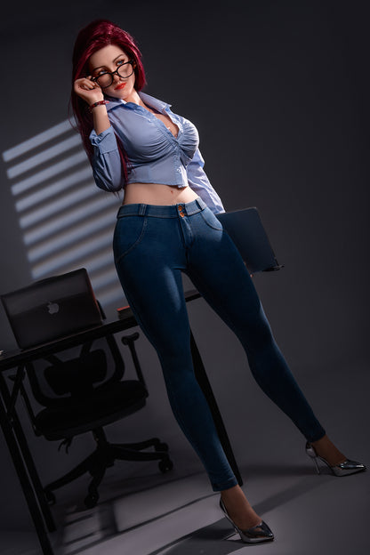 Marina - 169cm/5'54" D cup Silicone Head+TPE Body Sex Doll - SY Doll