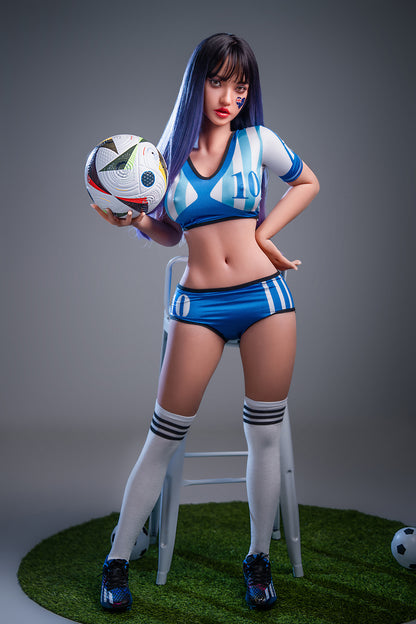 Ethel- 152cm/4'98" C cup Silicone Head+TPE Body Sex Doll (Movable Jaw Head)  - SY Doll