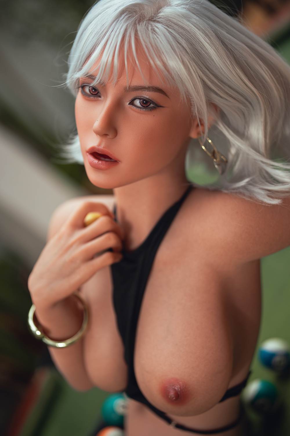 Margo - 164cm/5'38" D cup Silicone Head TPE Body Sex Doll (Movable Jaw) - SY Doll