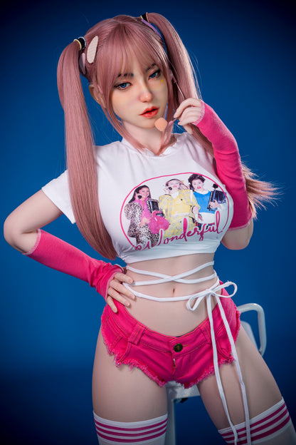 Evelyn - 163cm/5'34" D cup Full Silicone Sex Doll(Movable Jaw Head) - SY Doll