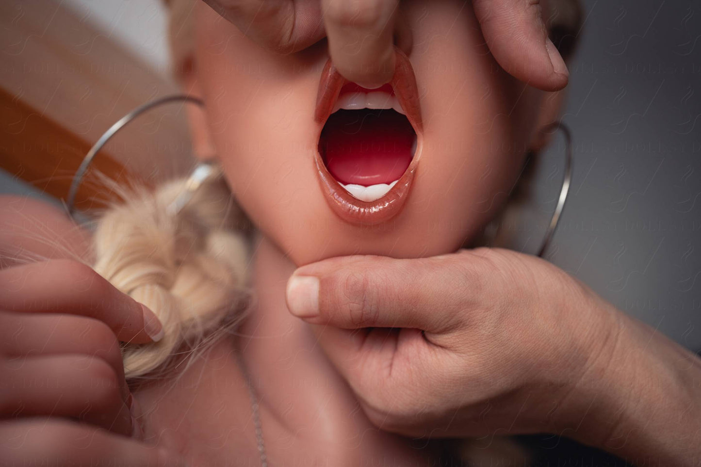 Sierra - 160cm/5'24" A cup Silicone Head+TPE Body Sex Doll(Movable Jaw)- SY Doll
