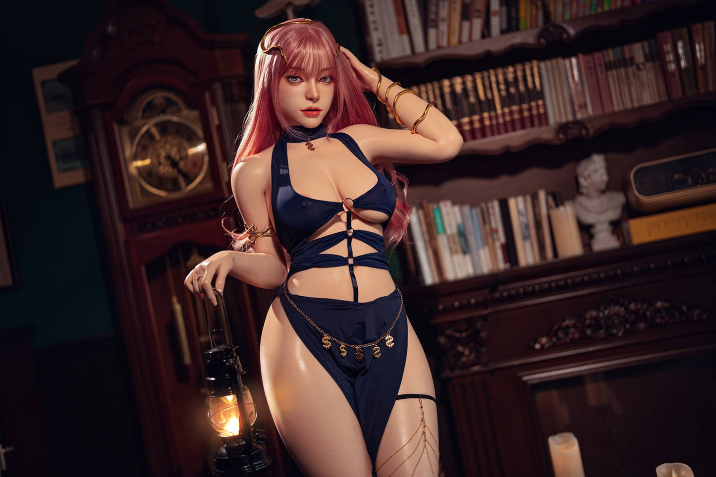 Aurora - 164cm/5'38" D cup Full Silicone Sex Doll (Movable Jaw) - SY Doll